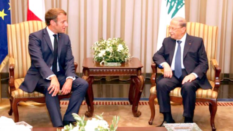 الرئيس الفرنسي يحث الطبقة السياسية اللبنانية على إصلاحات جذرية
