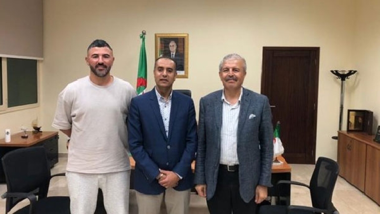 رئيس "الفاف" يستقبل المدير التنفيذي لاتحاد شمال إفريقيا لكرة القدم