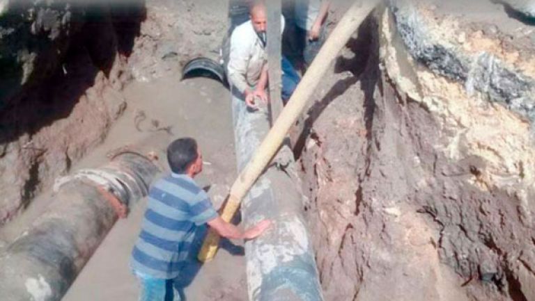 المعارضة تعطل مشروع الصرف الصحي