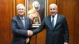 رئيس مجلس الأمة، السيد عزوز ناصري - رئيس المجلس الشعبي الوطني، السيد إبراهيم بوغالي