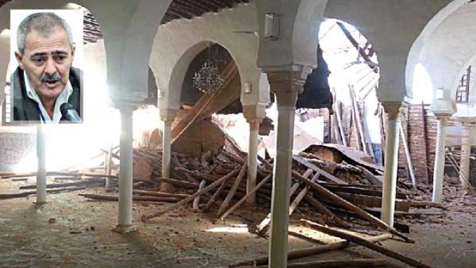 الترميم الخاطئ لجامع البراني عجّل بسقوط جزء من سقفه