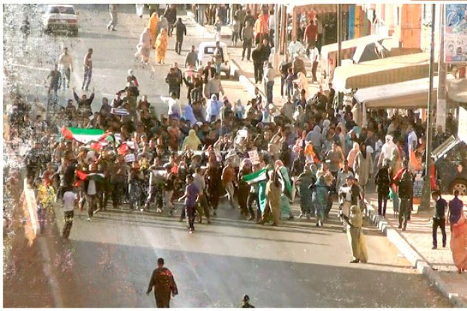 مشاهد قاسية تعكس معاناة الصحراويين