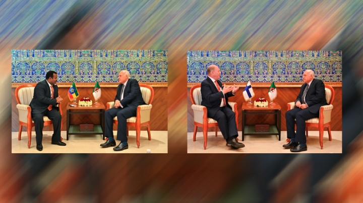 عطاف يستقبل وزيري فنلندا وإثيبوبيا إثر انتهاء مهامهما