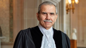 القاضي اللبناني نواف سلام رئيس محكمة العدل الدولية
