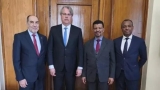 نائب وزير الخارجية الروسي، ألكسندر سيرغييفيتش عليموف - وزير الخارجية والشؤون الإفريقية، محمد يسلم بيسط