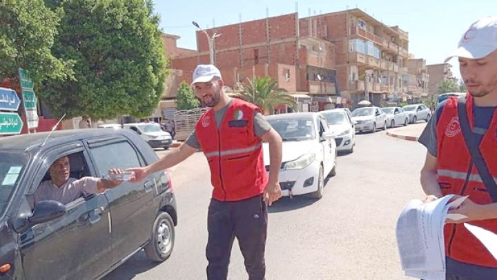 الهلال الأحمر الجزائري يكثّف مبادراته