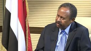 الوزير الأول السوداني عبد الله حمدوك