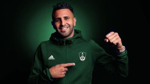 رياض محرز في المركز الرابع