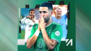 رياض محرز، نجم الأهلي السعودي