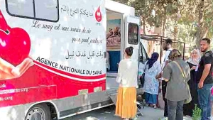 حملة للتبرع بالدم بجامعة الجزائر 2