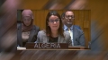 الممثلة عن البعثة الدائمة للجزائر لدى الأمم المتحدة، منال مسعود