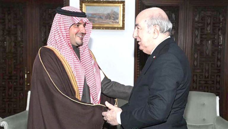 رئيس الجمهورية يستقبل وزير الداخلية السعودي