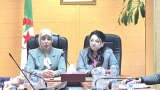وزيرة التجارة الداخلية وضبط السوق الوطنية، آمال عبد اللطيف - الوزيرة المحافظة السامية للرقمنة، مريم بن مولود