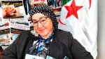 الأديبة سليمة مليزي بجناح "المساء"
