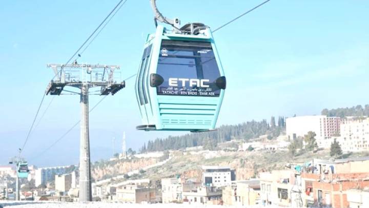 انطلاق التجارب التقنية للمصعد الهوائي بقسنطينة