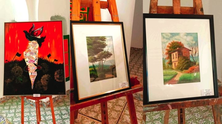 الفنانة كاهنة عميرات تعرض "الألم والأمل" بقصر الداي حسين