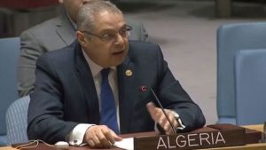 سفير الجزائر وممثلها الدائم لدى الأمم المتحدة، سفيان ميموني