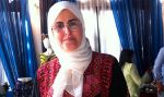 منار حسين المصري عقيلة سفير فلسطين