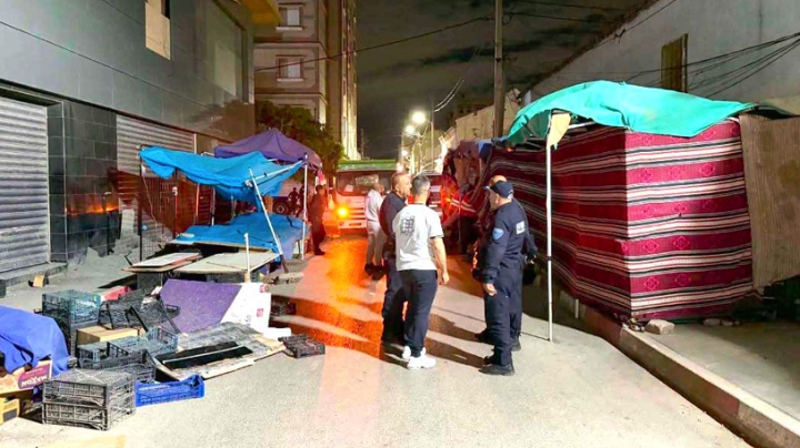 حملة للقضاء على التجارة الفوضوية بعين الترك