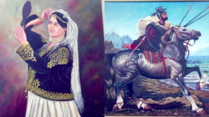 نصيب وفير للمرأة ضمن 40 لوحة معروضة