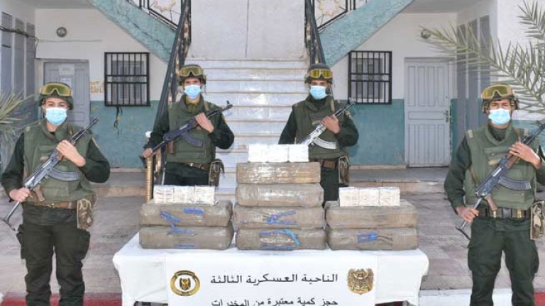 حجز كميات معتبرة من مهلوس "بريغابالين" والكيف المعالج