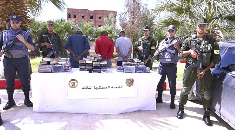 صد محاولات إدخال 5 قناطير و4 كلغ كيف من المغرب