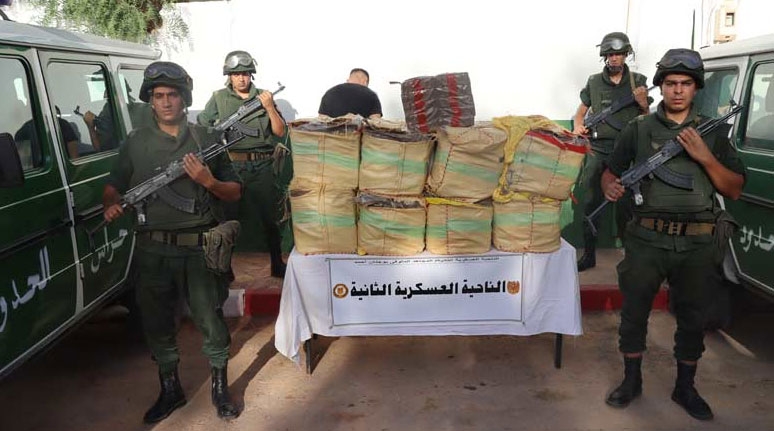 إحباط تمرير 3 قناطير من الكيف عبر الحدود مع المغرب