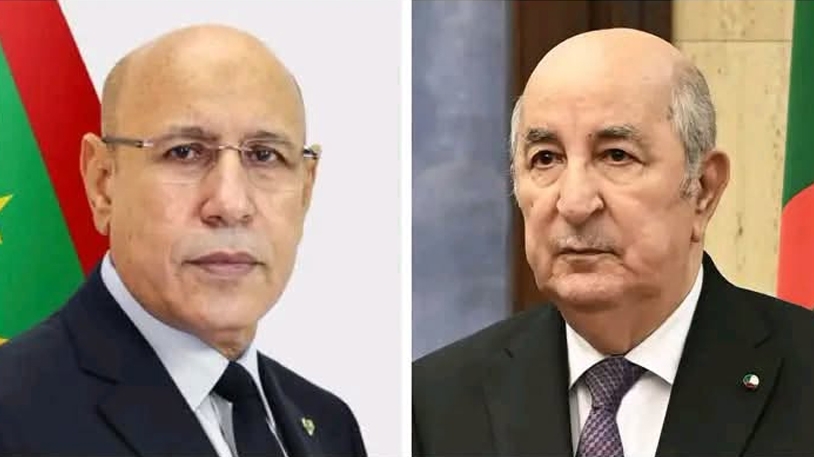 رئيس الجمهورية يتلقى تعازي الرئيس الموريتاني